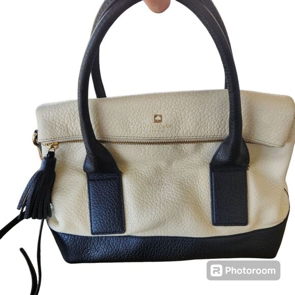 Kate Spade Southport Avenue Carmen Convertible  Satchel Pebbled Leather Preppy - Picture 1 of 6